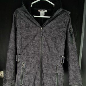 Free Country Winter coat with fleece, pockets and adjustable hood - Size L